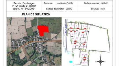 Land of 380 m² in La Baussaine (35190)
