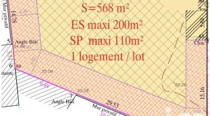 Land of 568 m² in Aubignan (84810)
