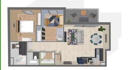 Apartment 3 rooms of 67 m² in Clouange (57185)