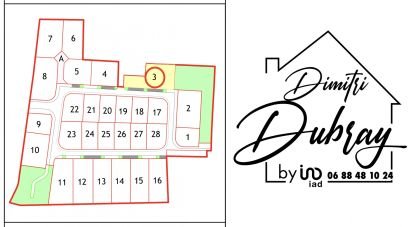 Land of 616 m² in Ornaisons (11200)